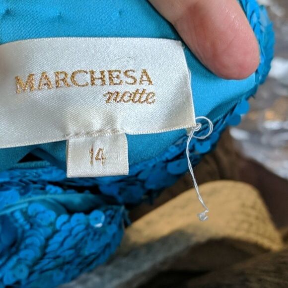 Marchesa Notte dress size 10 (14 UK) in EUC - Picture 8 of 8